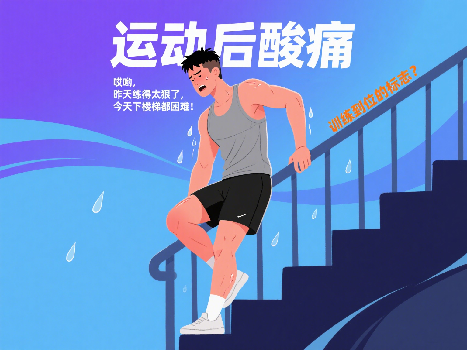 为什么剧烈运动后肌肉酸痛