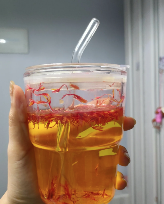 藏红花冲水喝