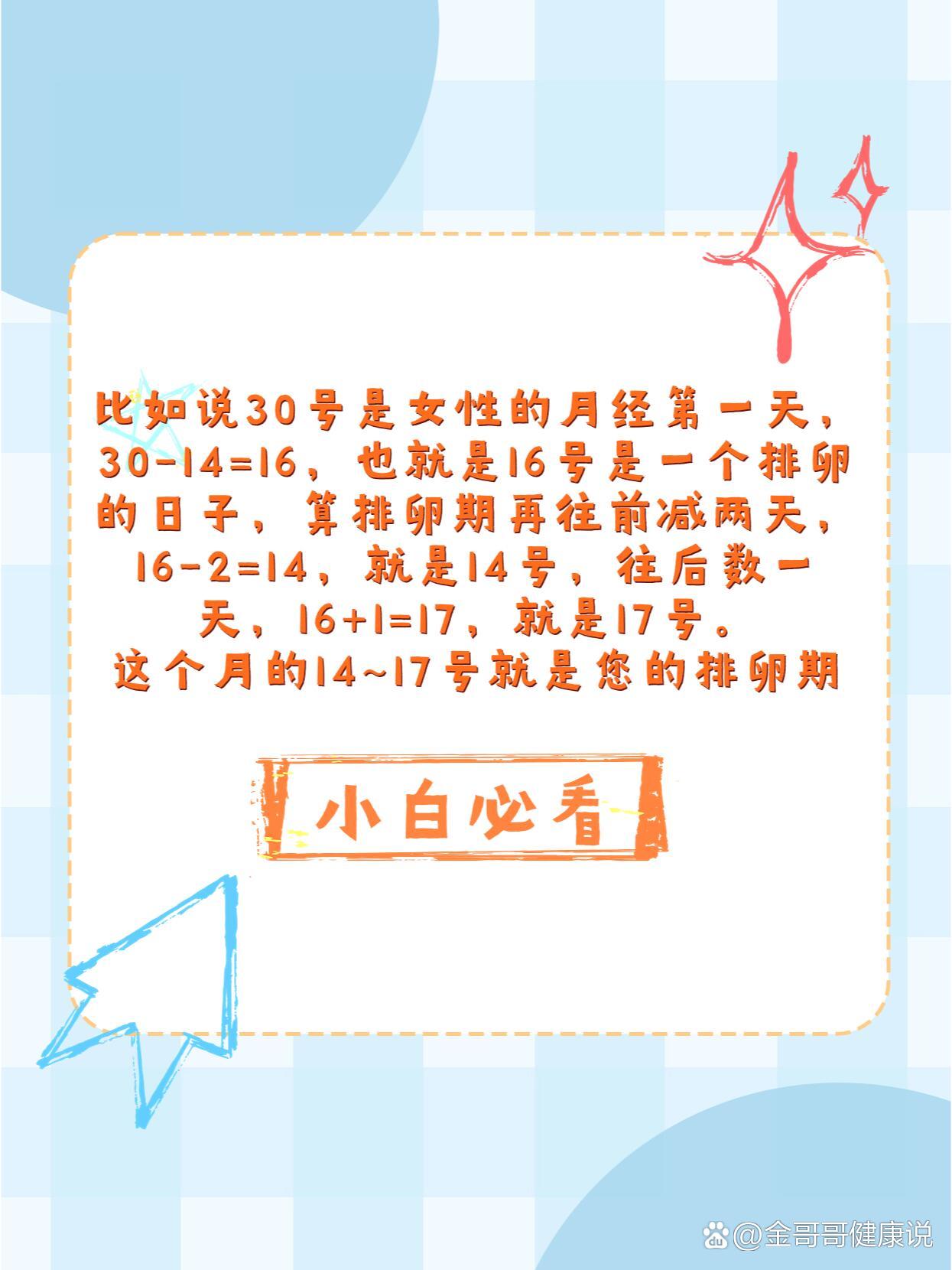 女性排卵期如何计算