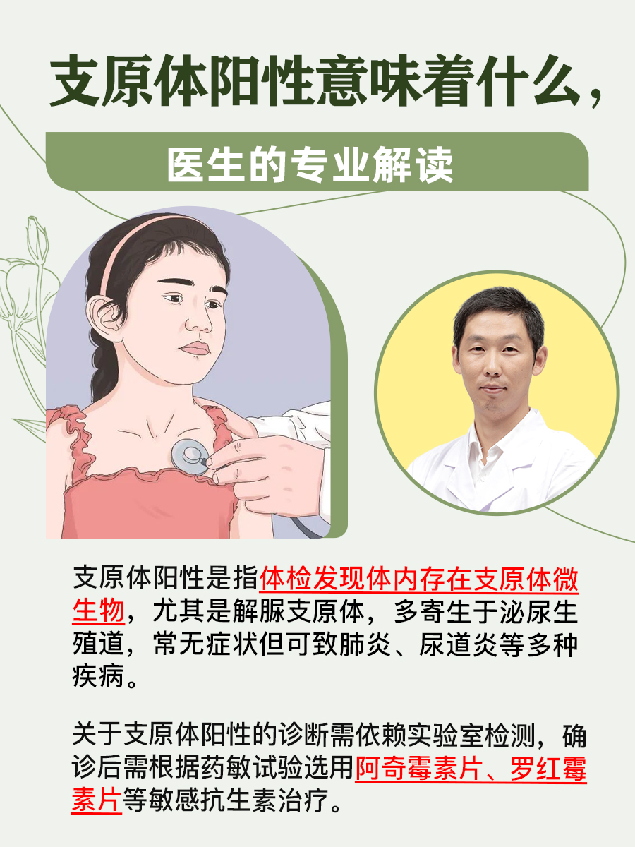 肺炎支原体抗体为弱阳性是什么意思?