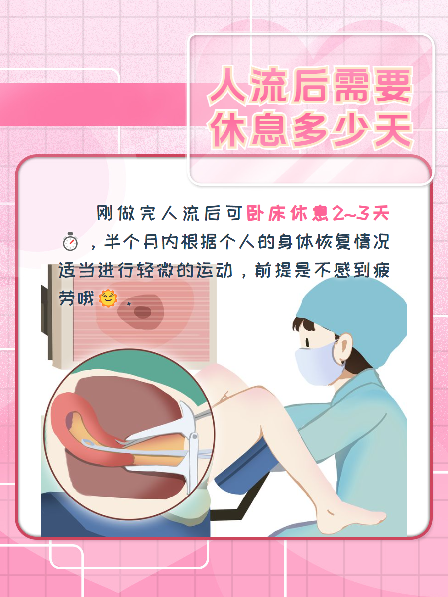 人流后多久可以出门