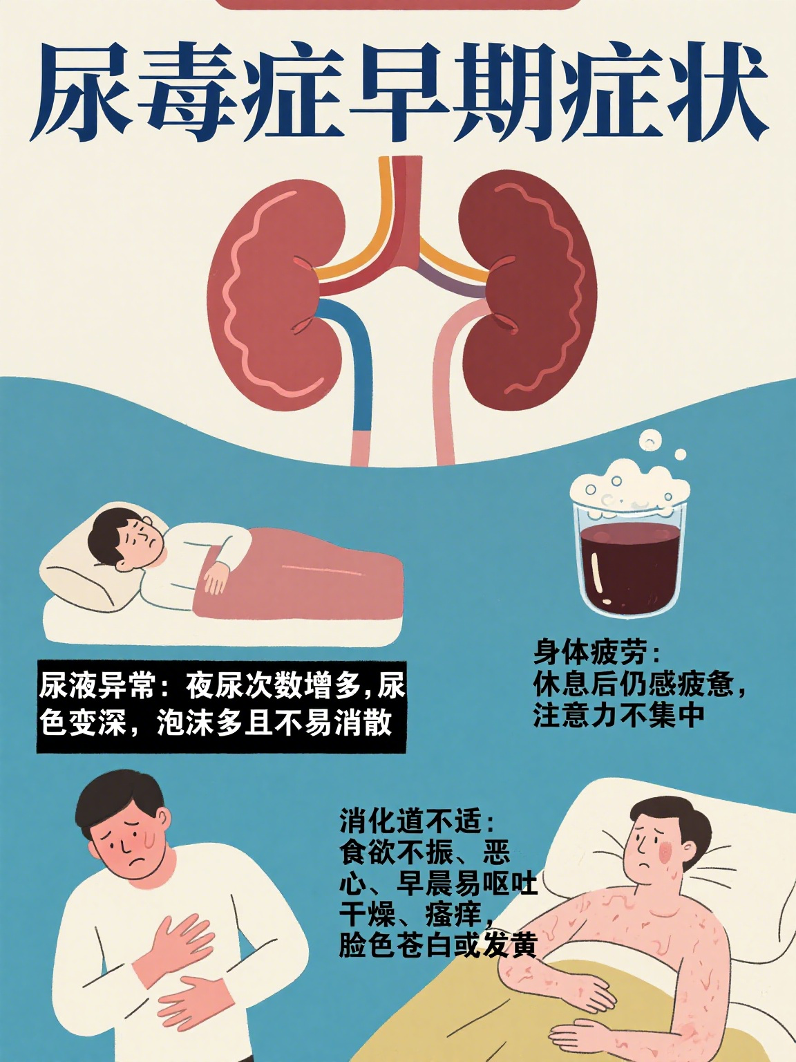 女人尿毒症早期症状