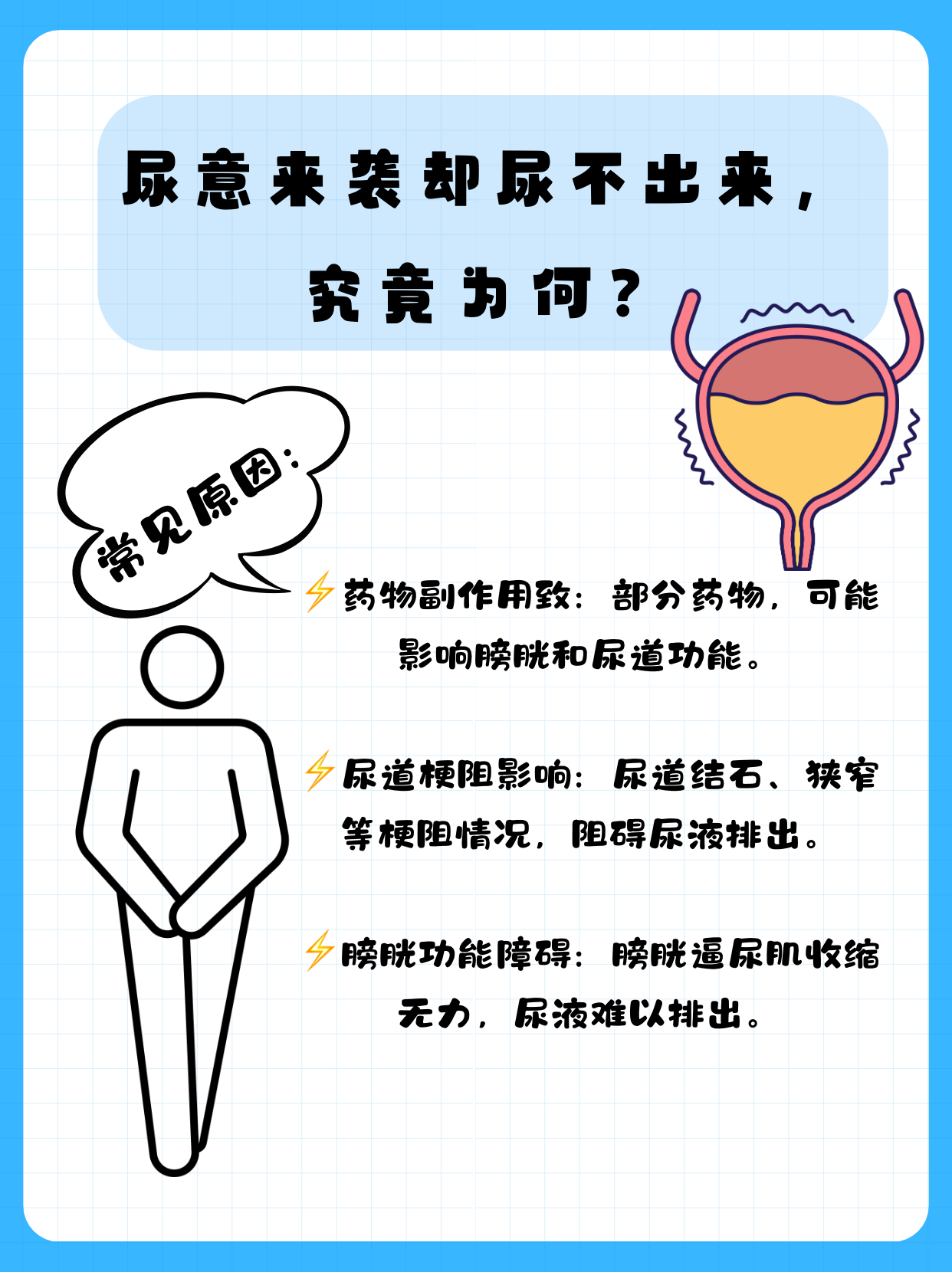 尿不出来,怎么回事?