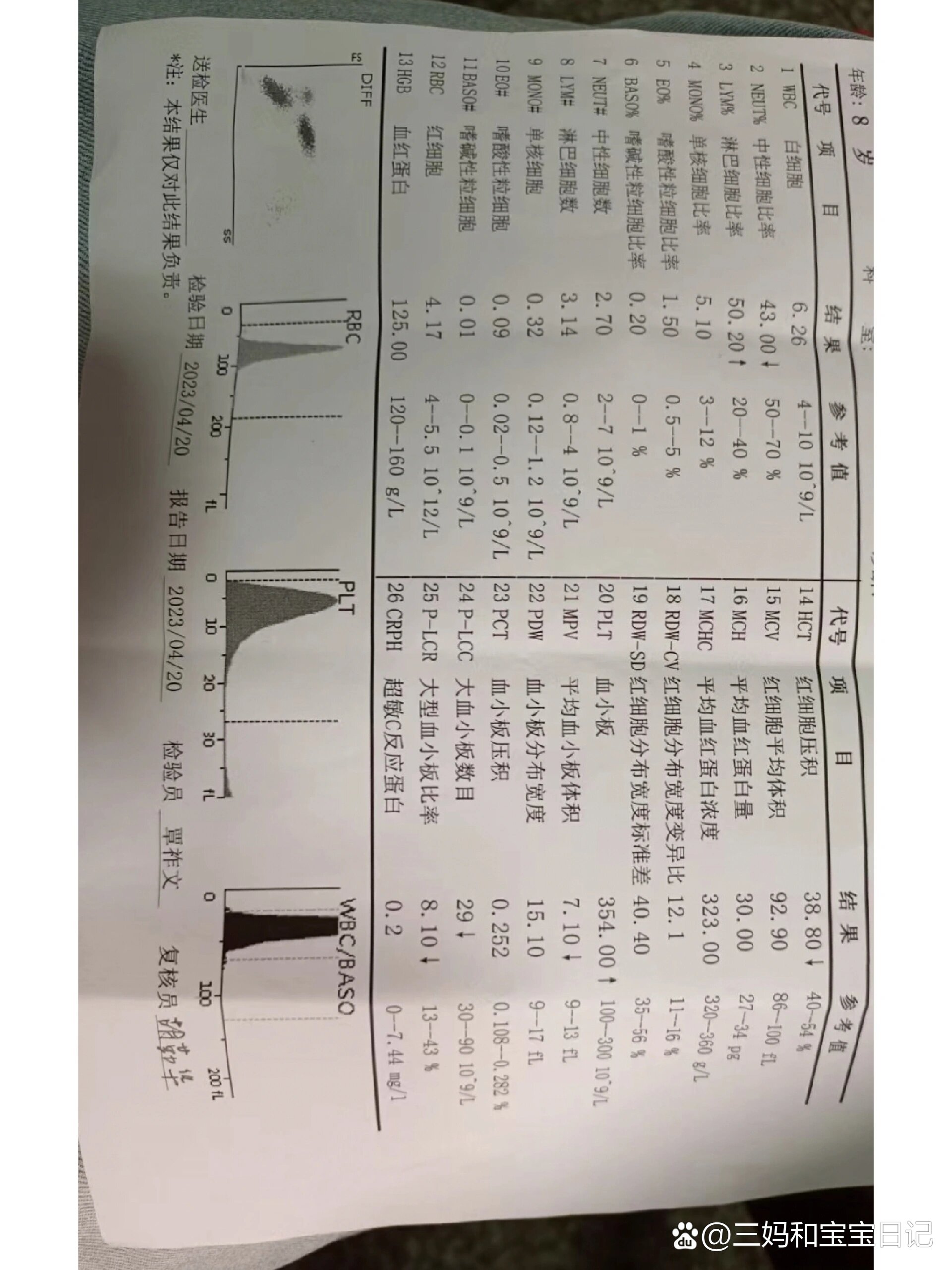 淋巴细胞数目偏高