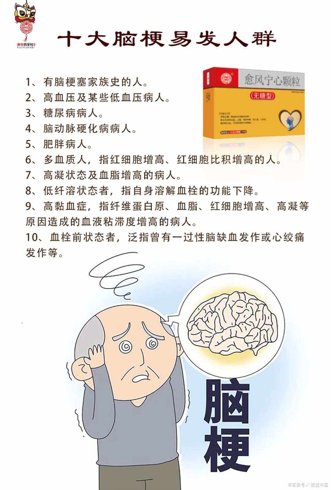 预防中风吃什么药?