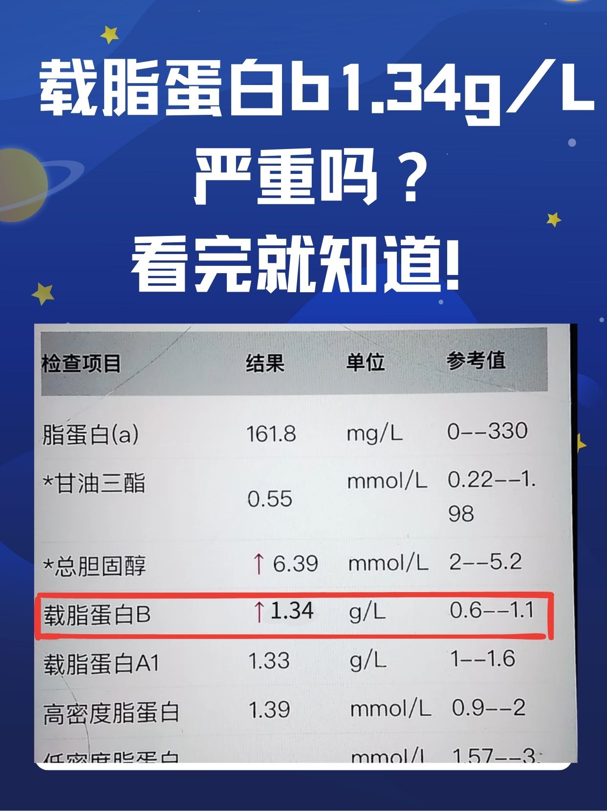 血清载脂蛋白a偏高怎么办