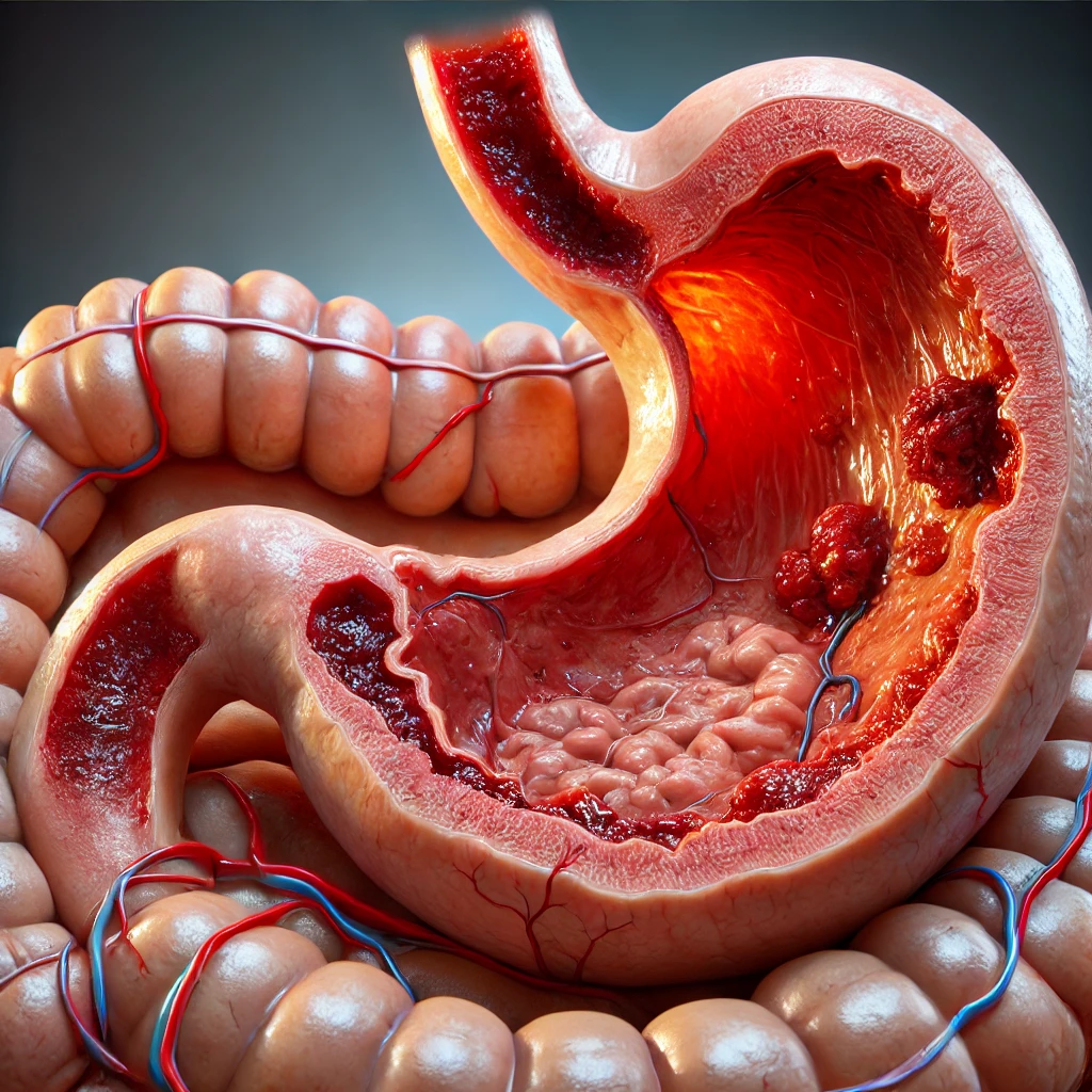 胃溃疡是怎么形成的