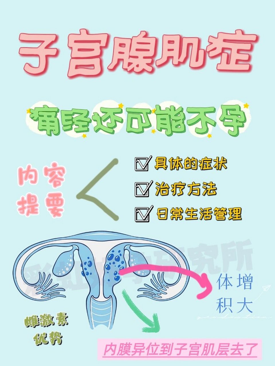 子宫腺肌症怎么治疗