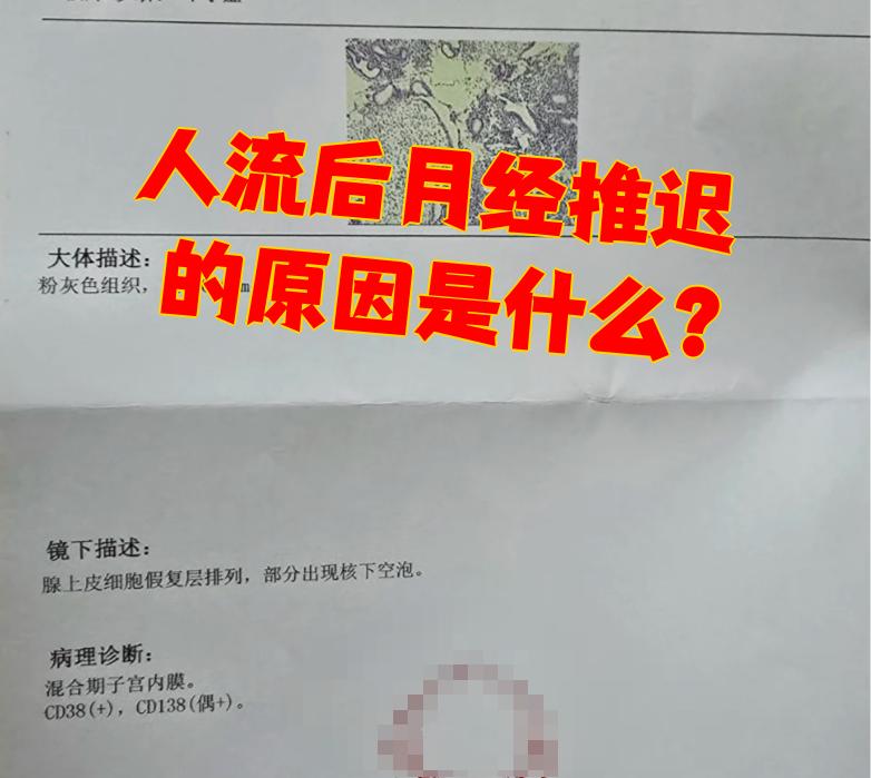 人流后不来月经的原因