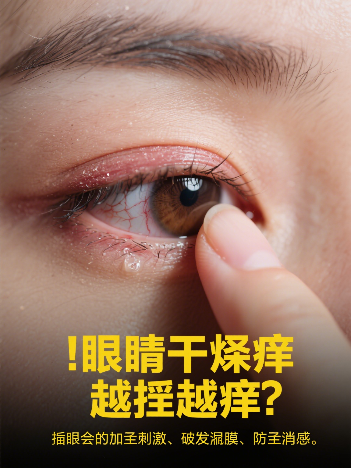 眼角痒是怎么回事?