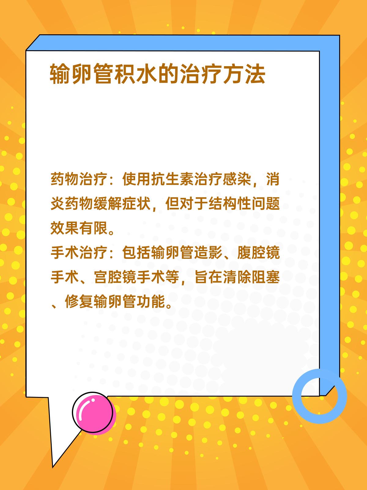 输卵管积液怎么治疗?