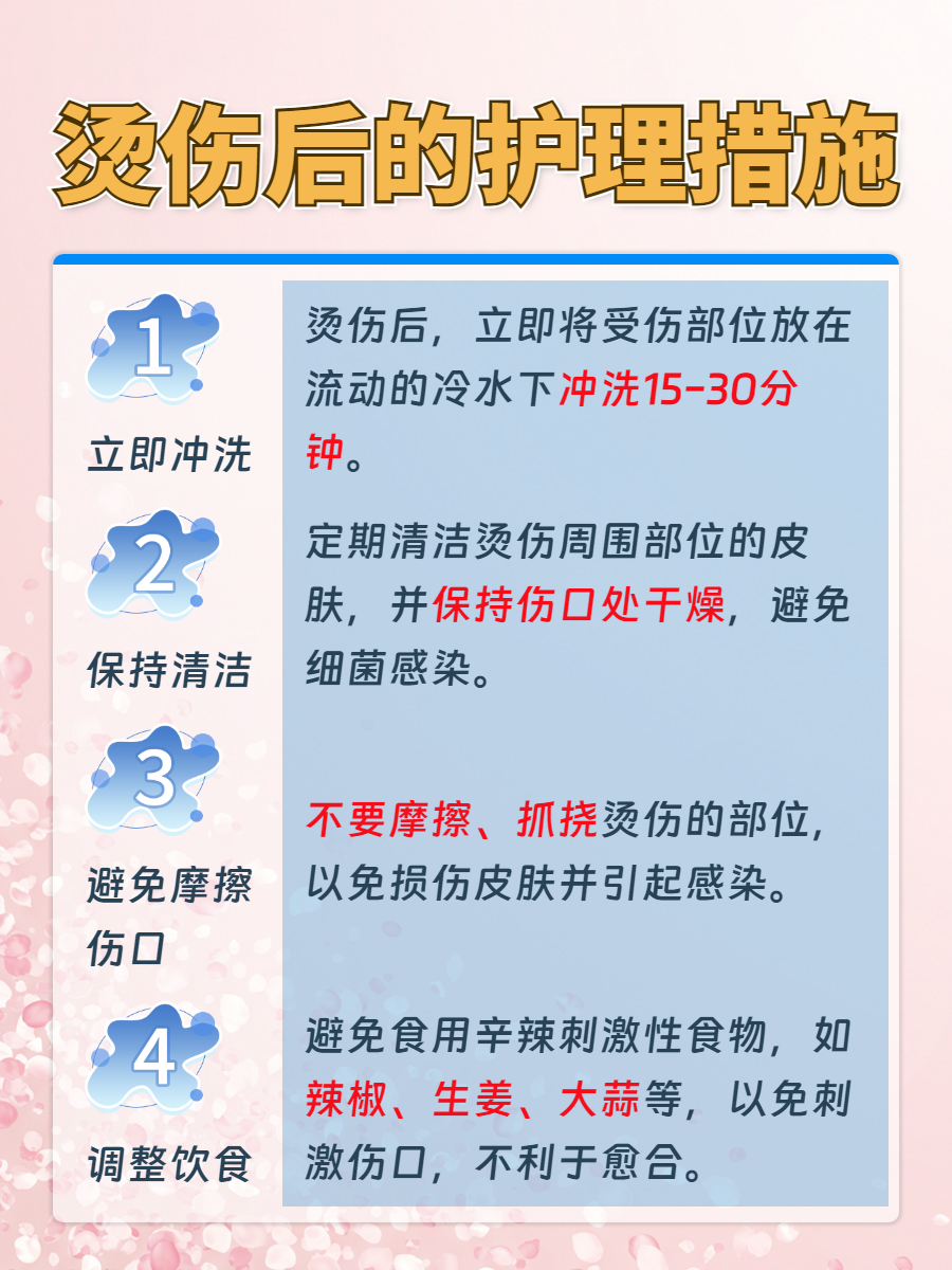 烫伤后怎么处理
