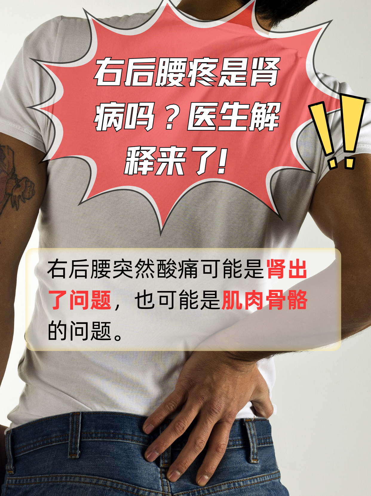 如何分辨腰疼和肾疼?