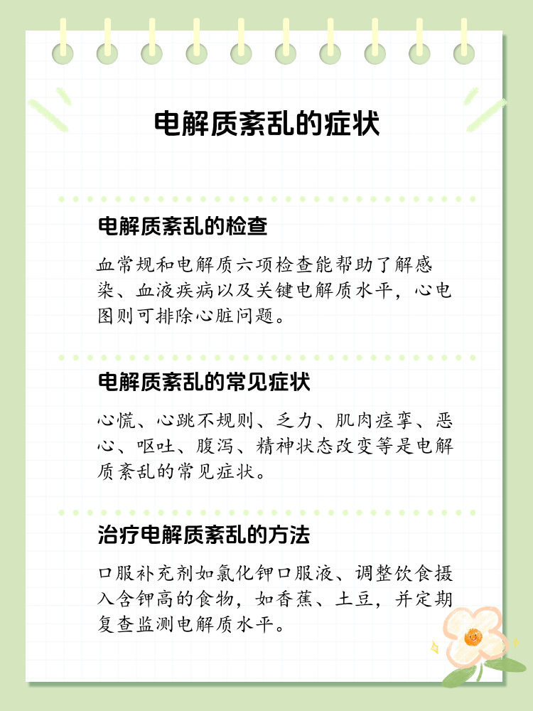 电解质紊乱怎么恢复快