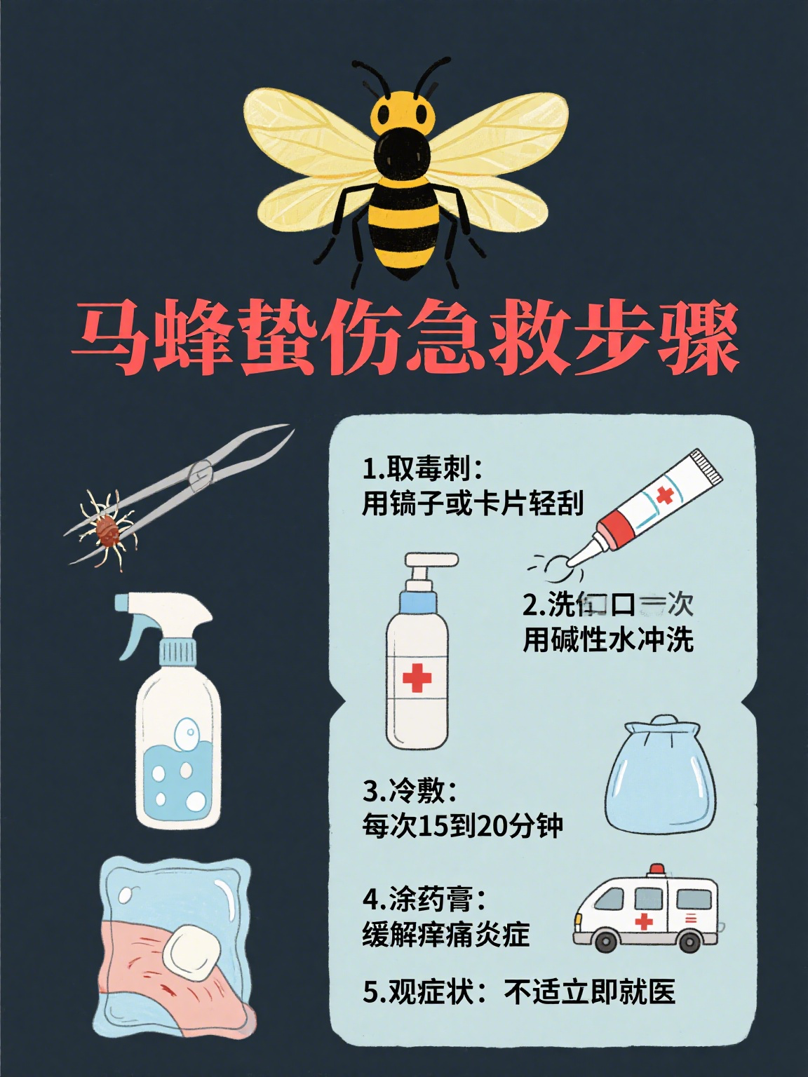 被马蜂蛰了皮肤出现红肿瘙痒刺痛