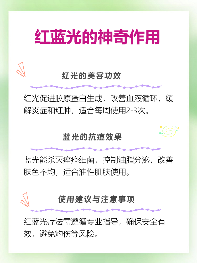 关于皮肤科的红蓝光治疗