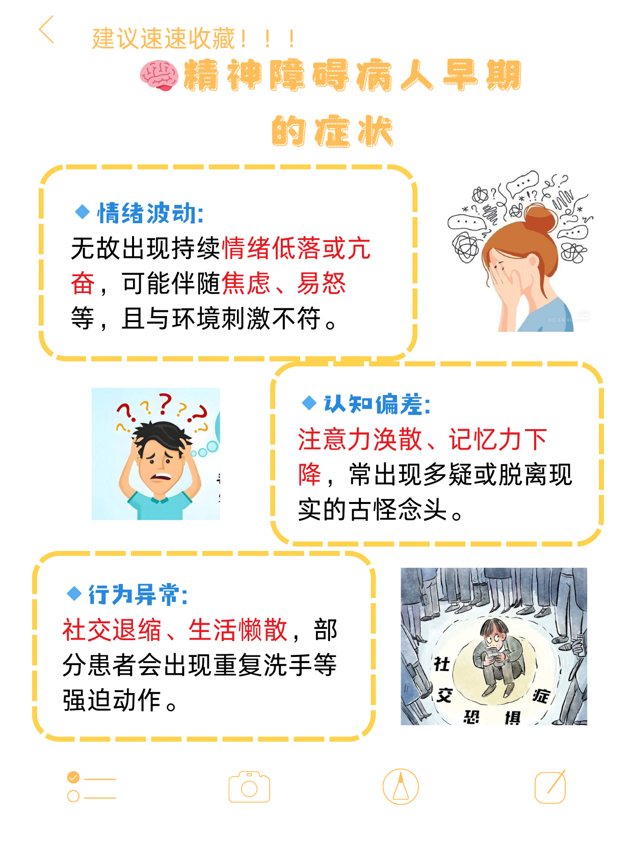 精神病的主要症状