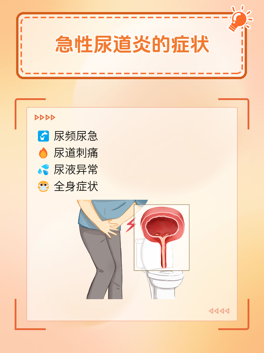 泌尿系统感染的症状?