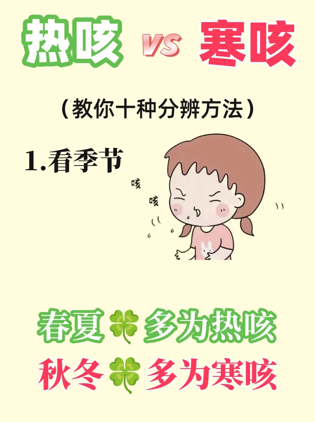 风热咳嗽与风寒咳嗽的区别有哪些