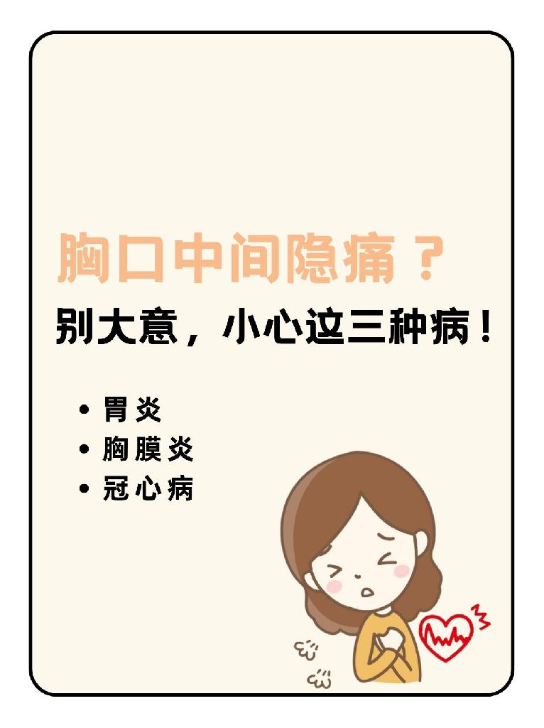 我想咨询下有时候胸口正中闷疼闷疼的