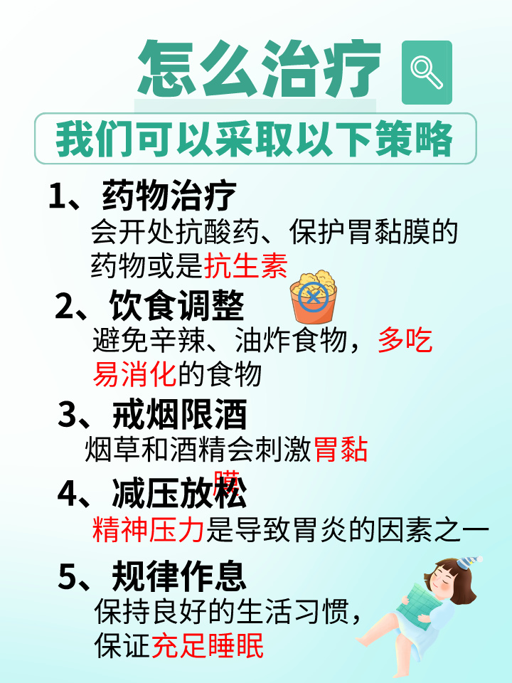 胃窦炎如何治疗