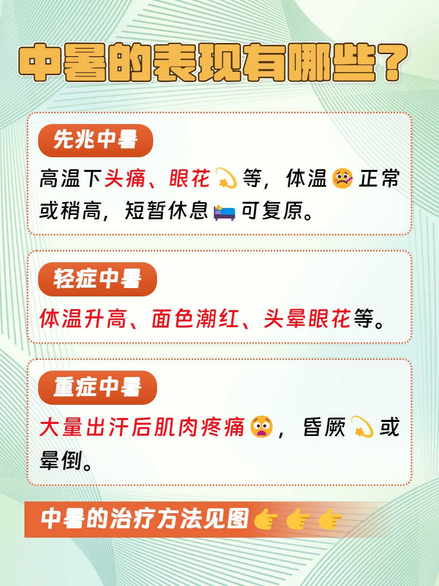 中暑引起的发烧怎么办