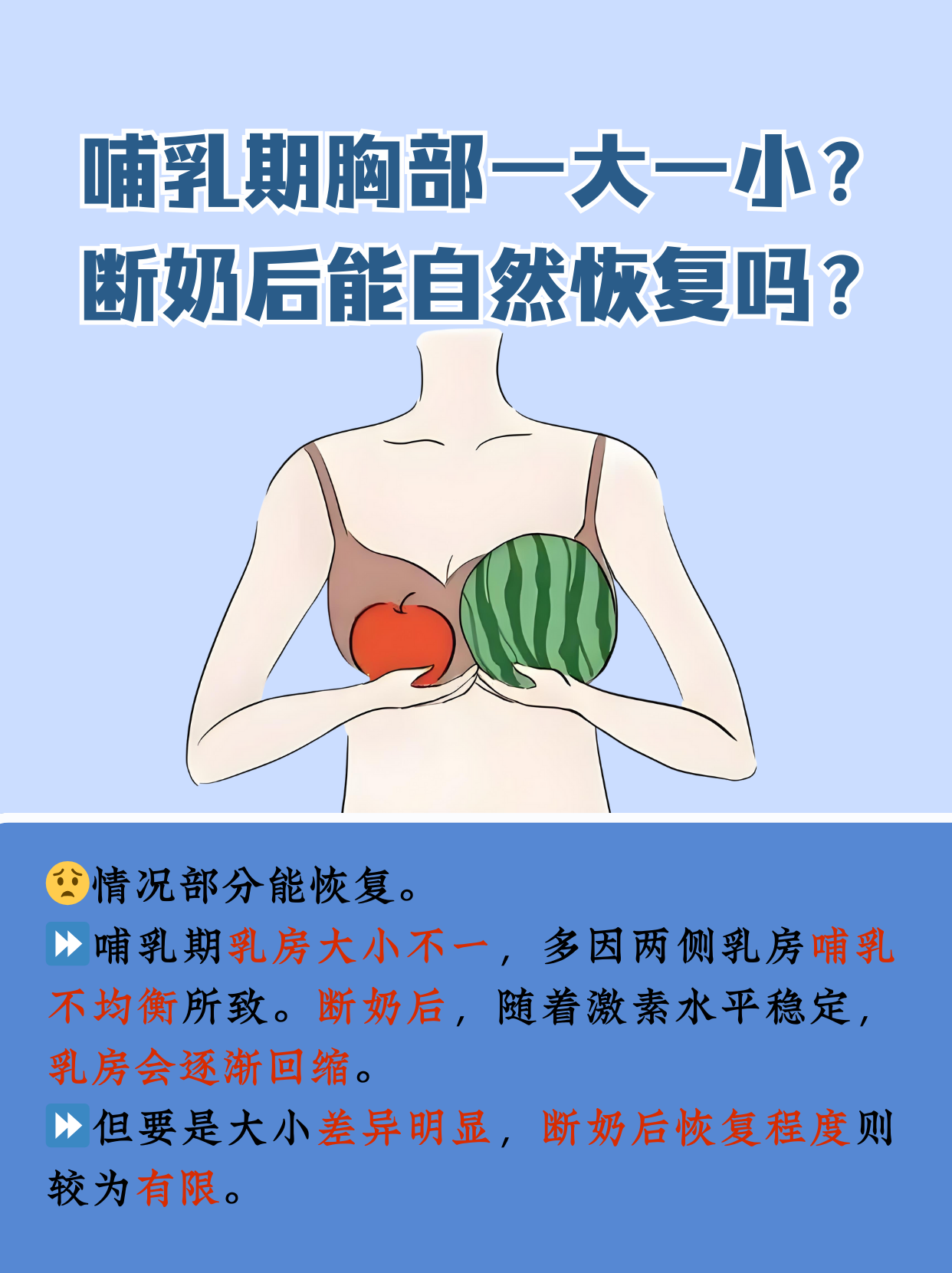 胸为什么会一个大一个小