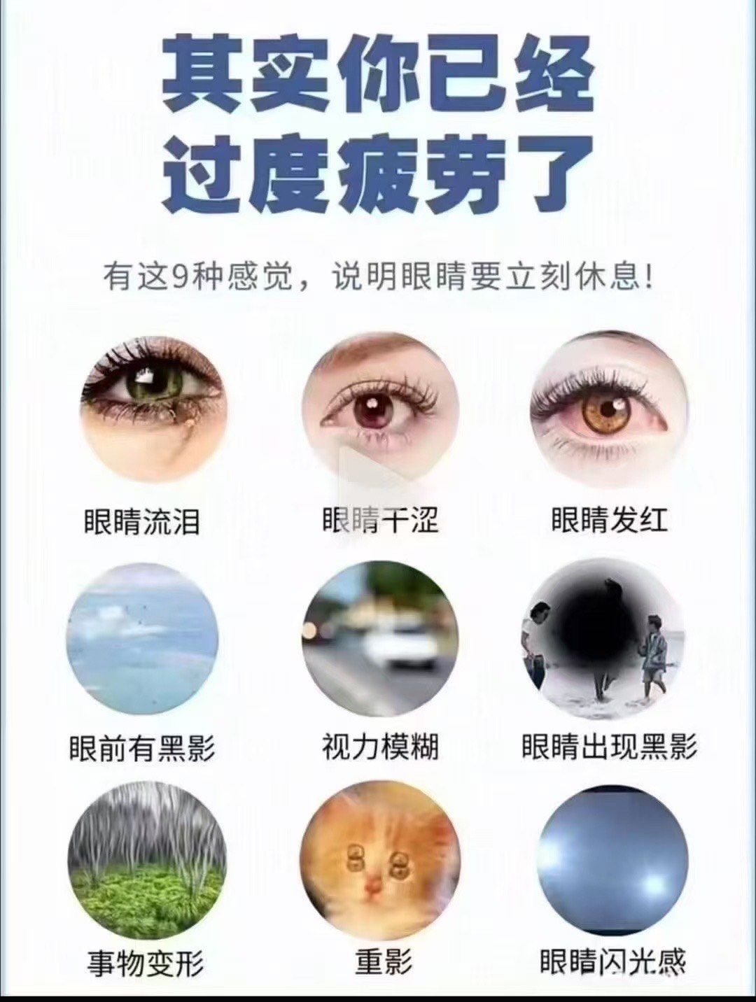 最近感觉眼睛模糊是什么原因?
