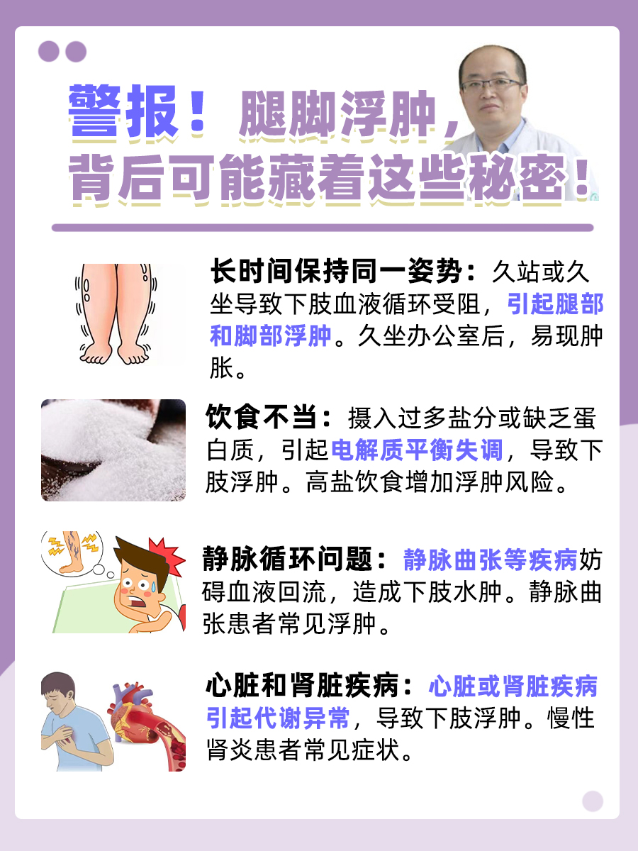 两腿肿是怎么回事