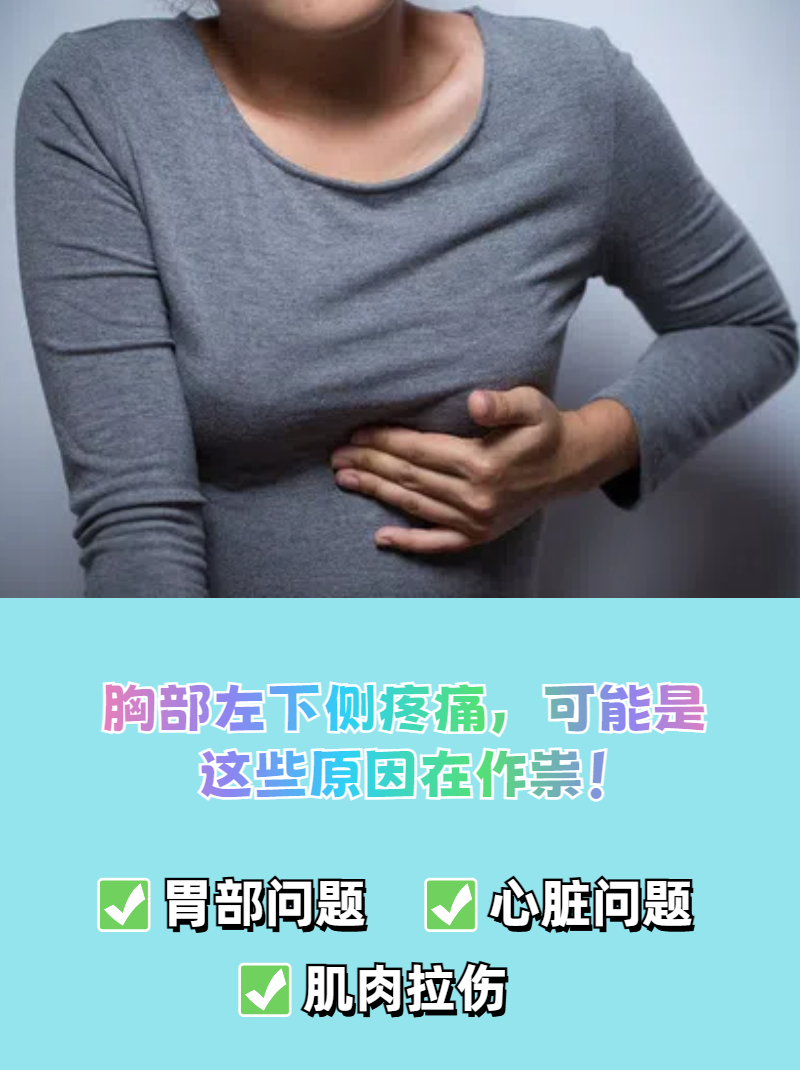 胸部下面痛是怎么回事