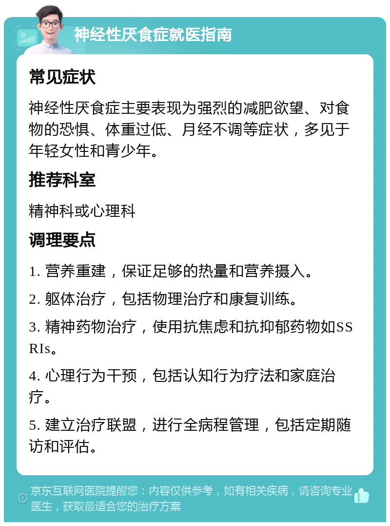 厌食症的症状有哪些