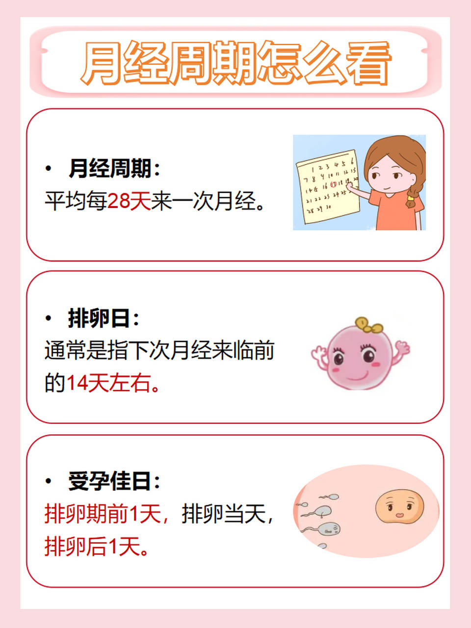 月经过后第几天容易怀孕