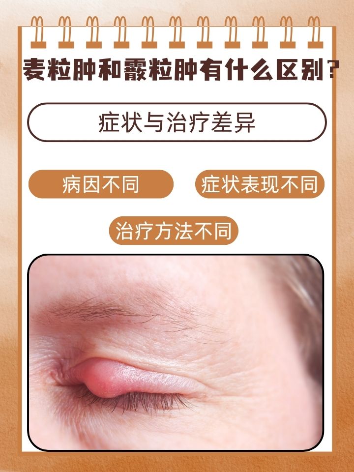霰粒肿和麦粒肿的区别