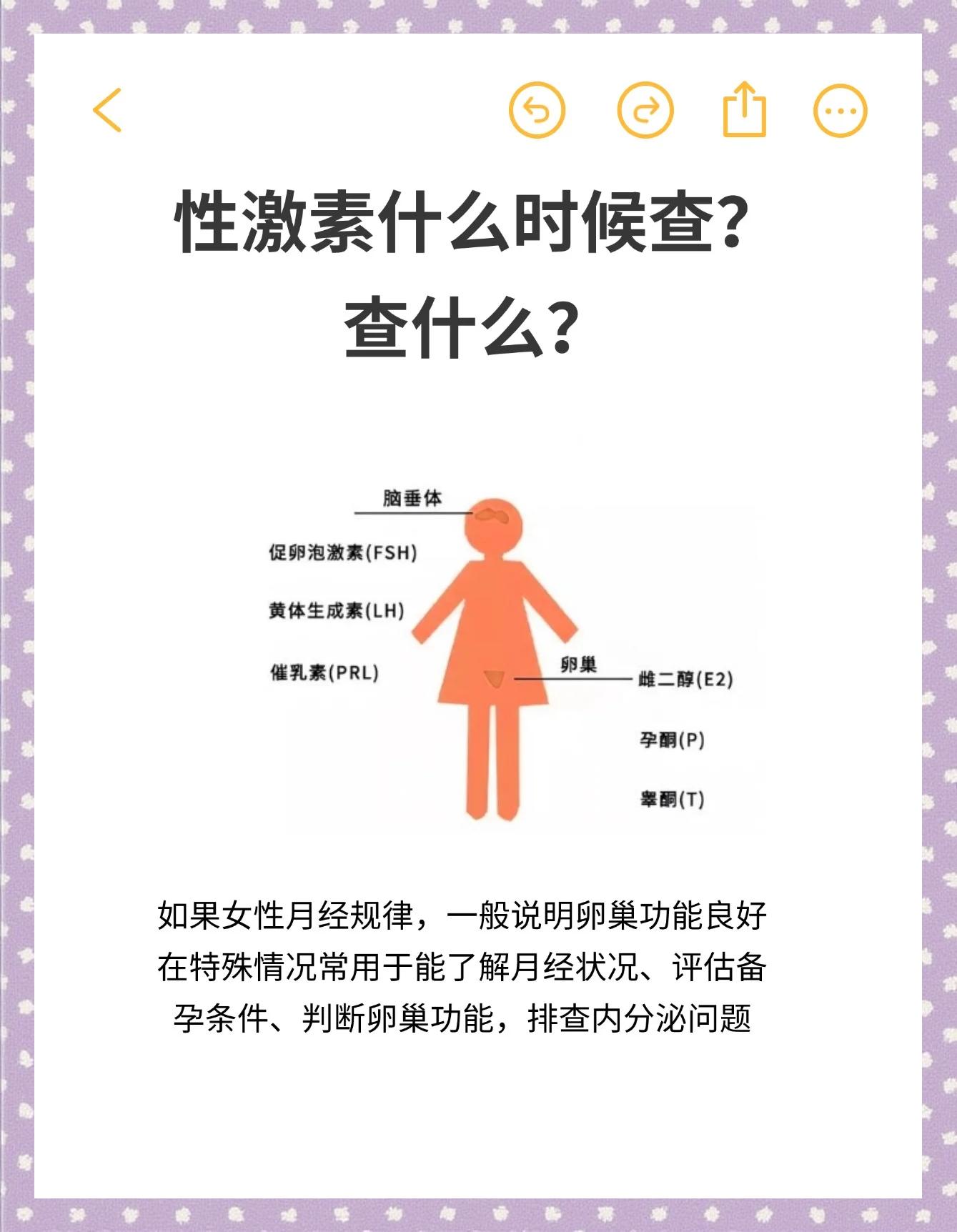 性激素六项检查主要查什么