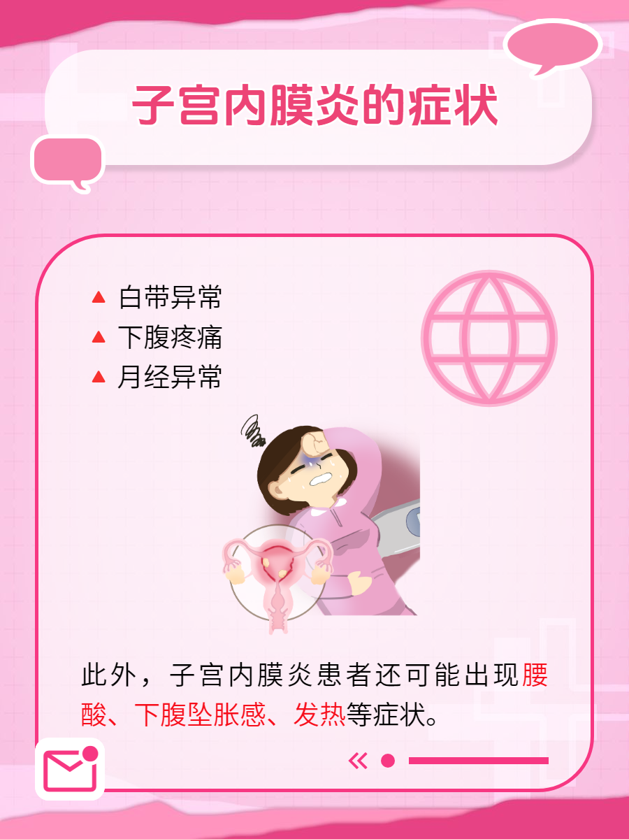 子宫内膜炎的症状是什么?