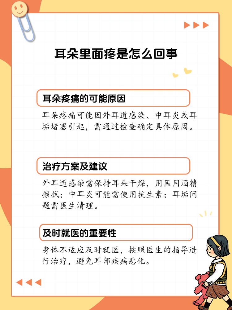 耳朵里面疼怎么回事?