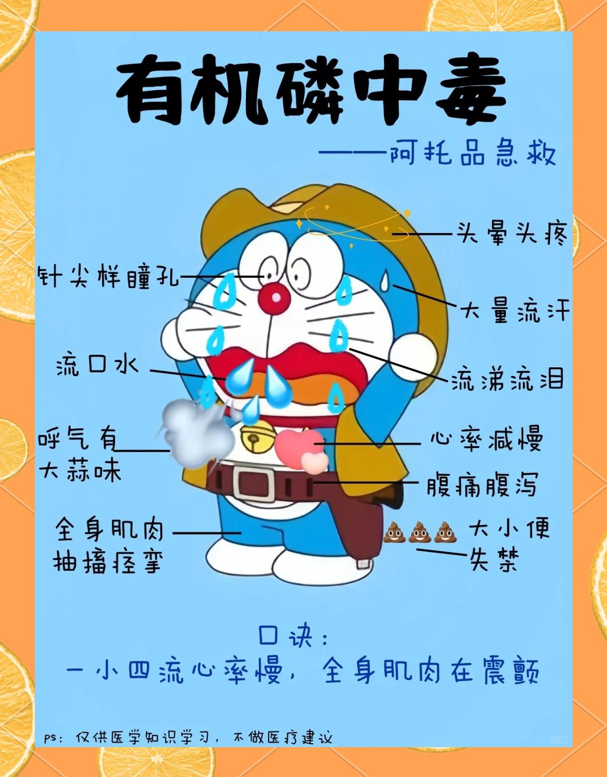 有机磷农药中毒的临床表现