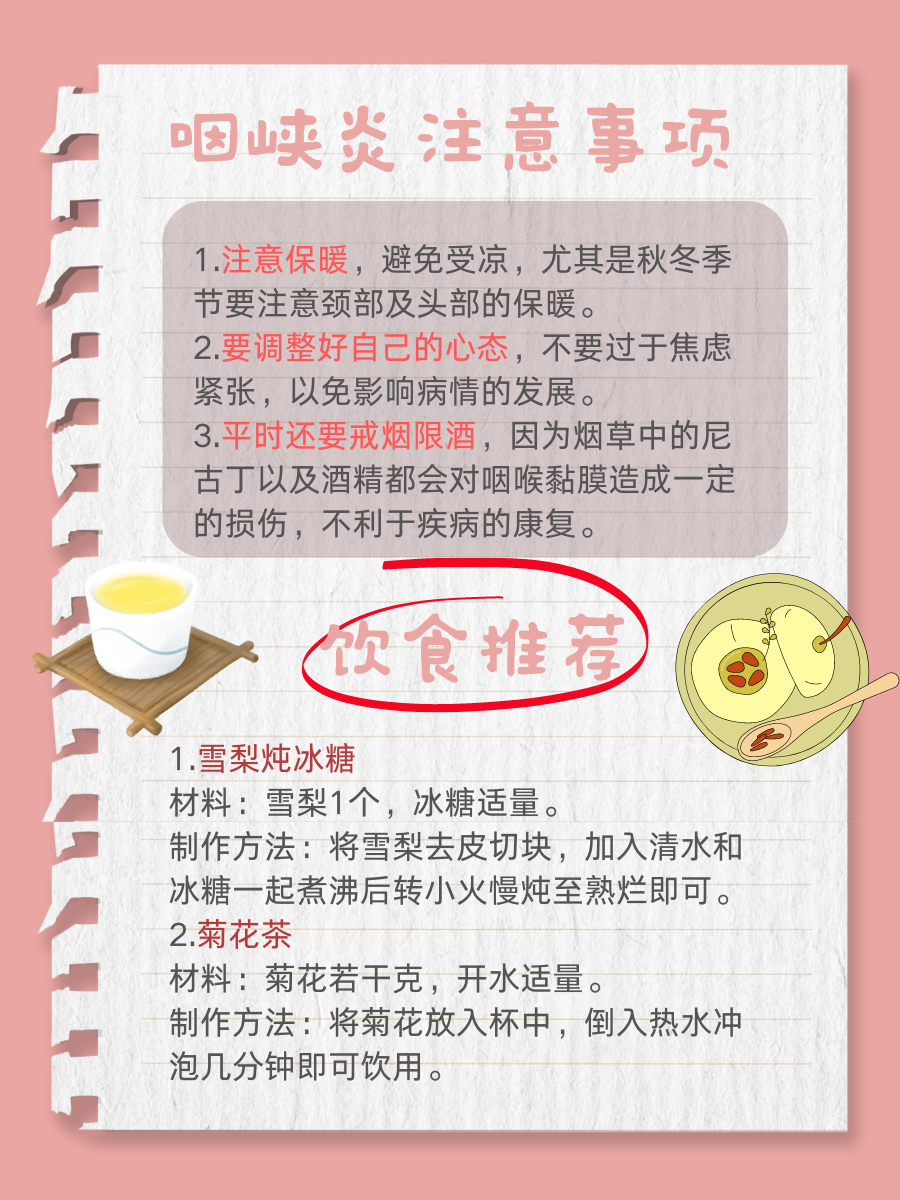 慢性咽炎的饮食有哪些禁忌