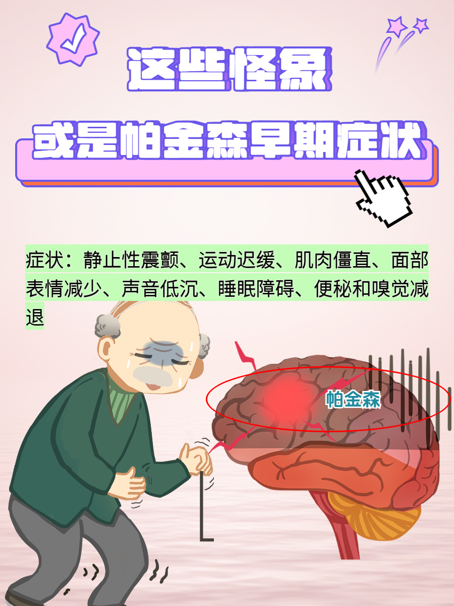 帕金森病的症状有什么