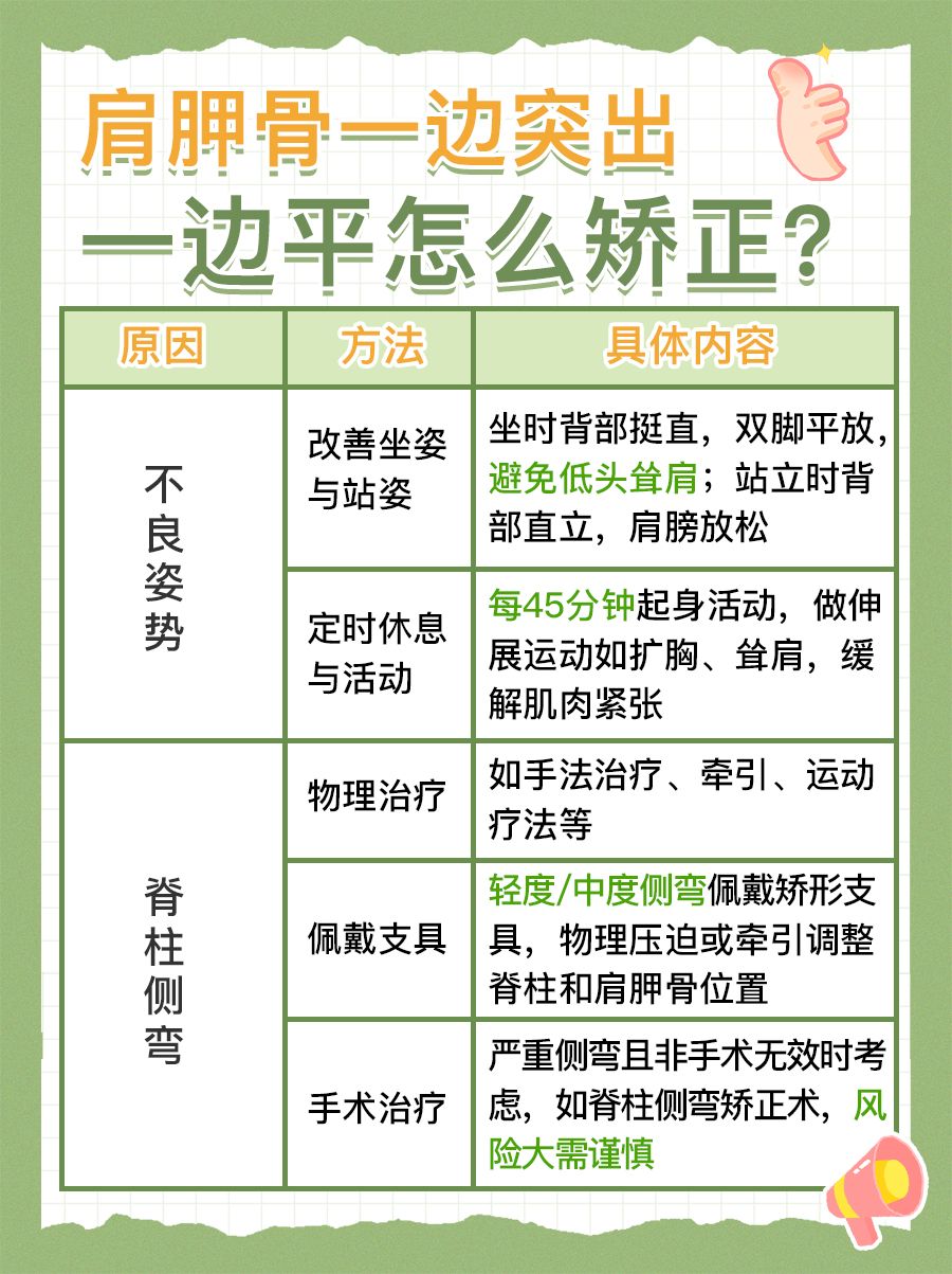 肩膀一个高,一个低怎么矫正?