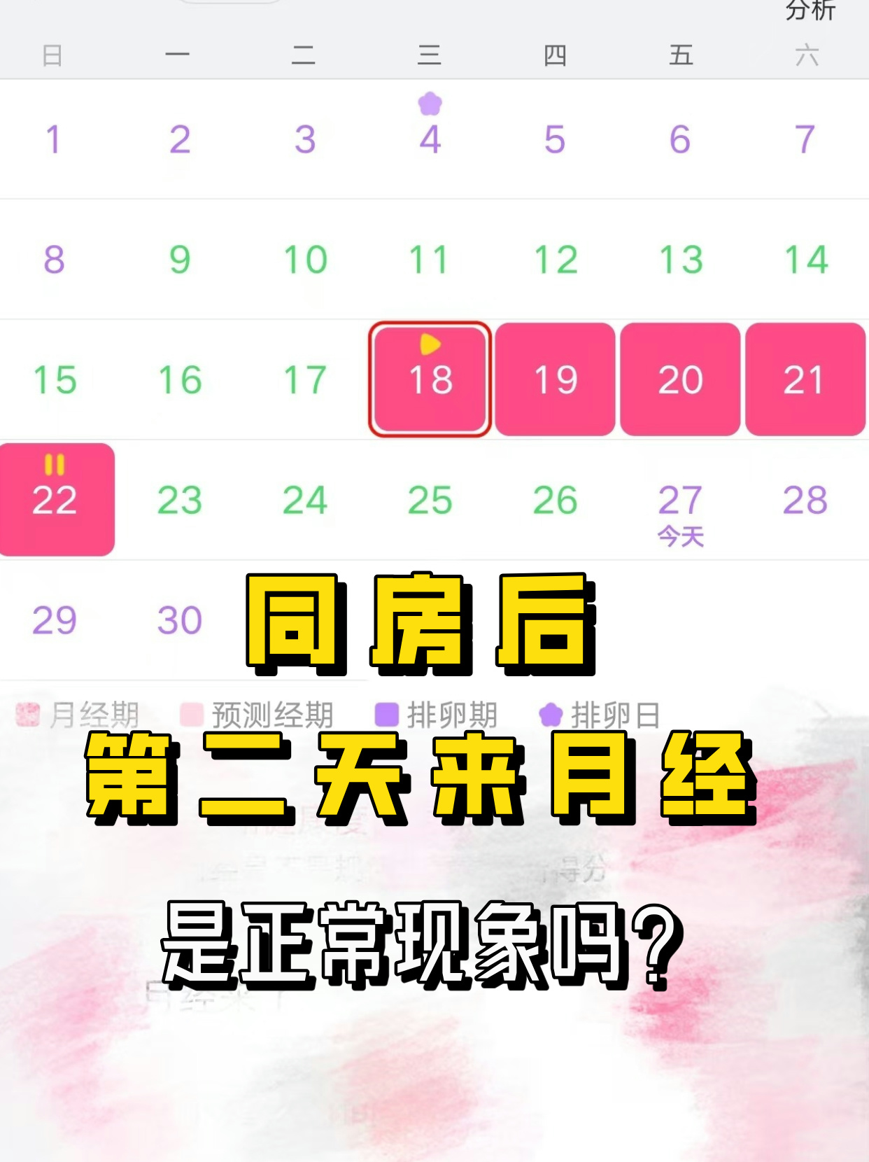 女人在经期能同房吗..