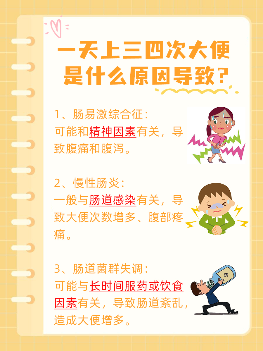 大便次数多什么原因