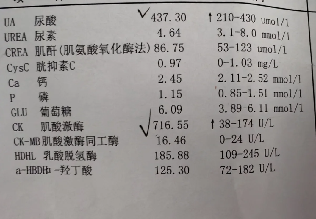 肌酸激酶同工酶偏高的原因和危害