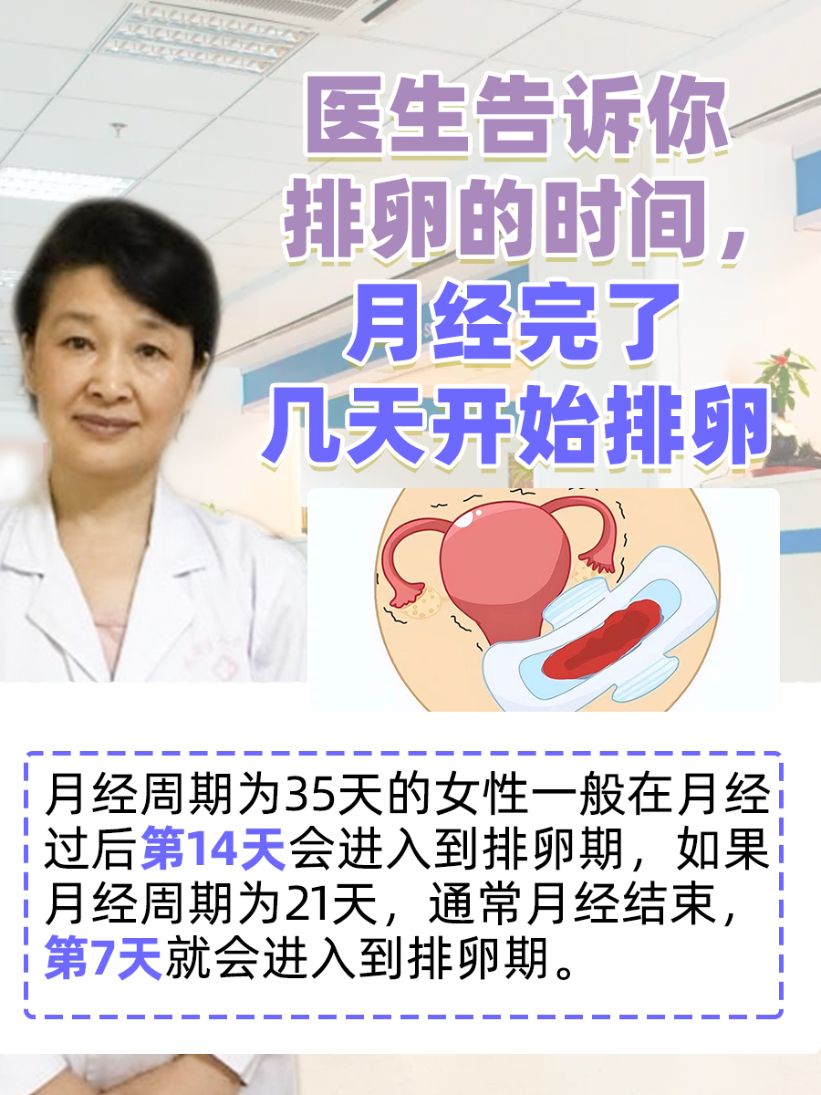 排卵后几天来月经?