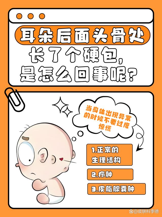 耳朵后面长了个包是怎么回事?