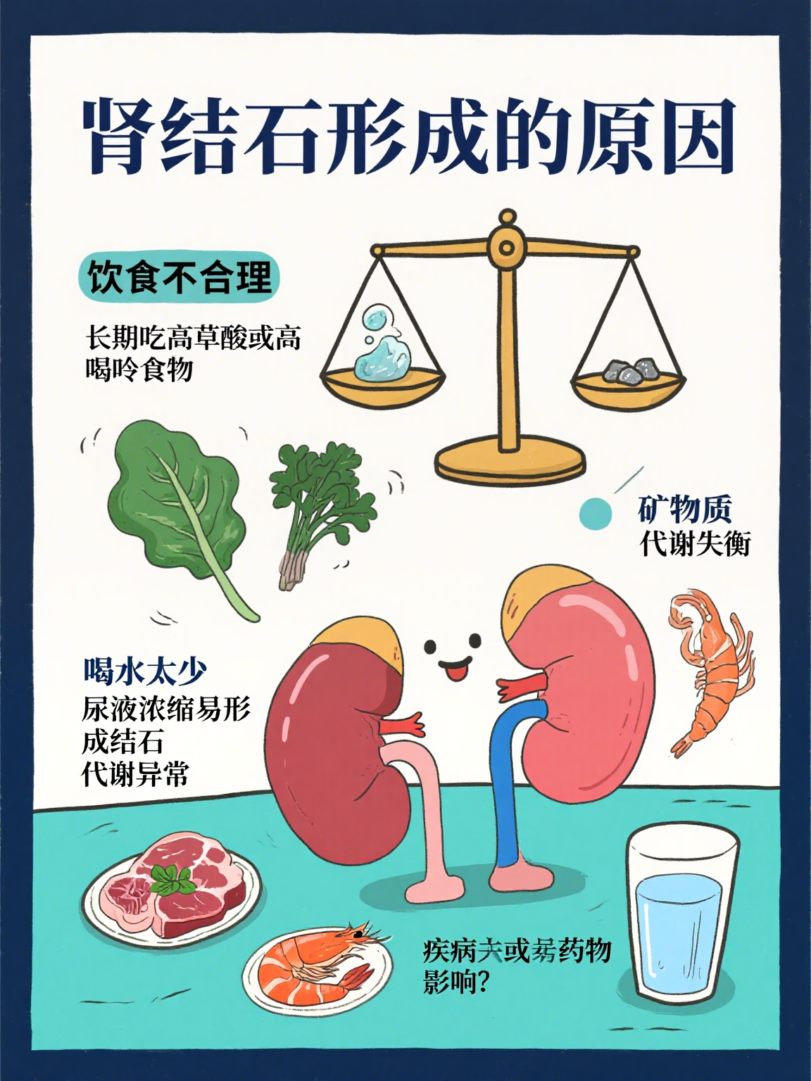 肾结石形成的原因