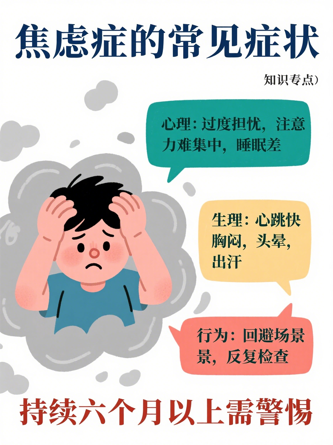 情绪焦虑症的表现