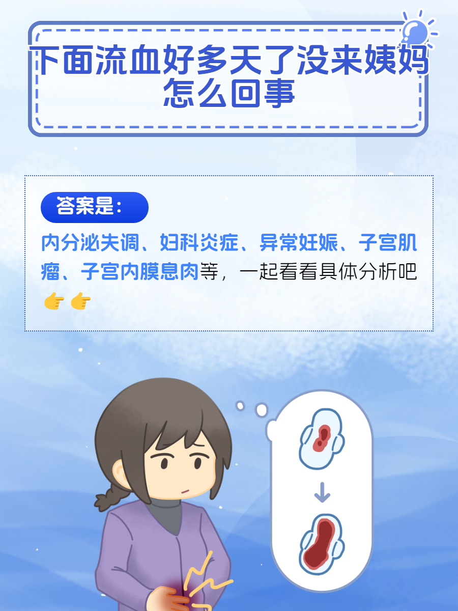 非经期下面流血怎么办