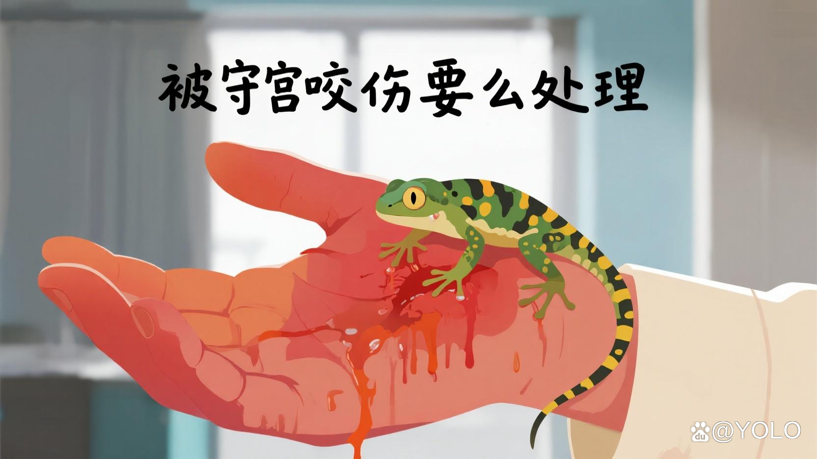 被壁虎咬了,怎么办