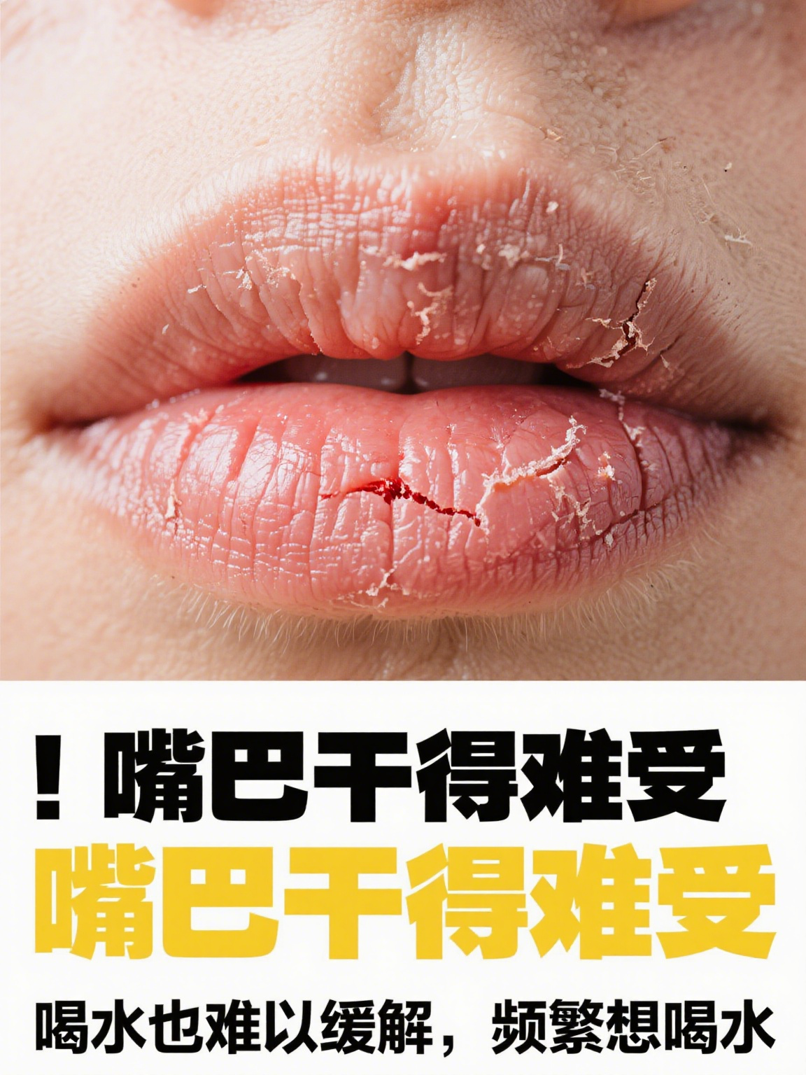 嘴唇发干咋回事